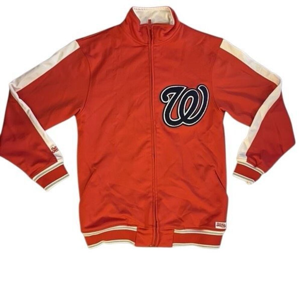 STITCHES WASHINGTON NATIONALS TRACK JACKET